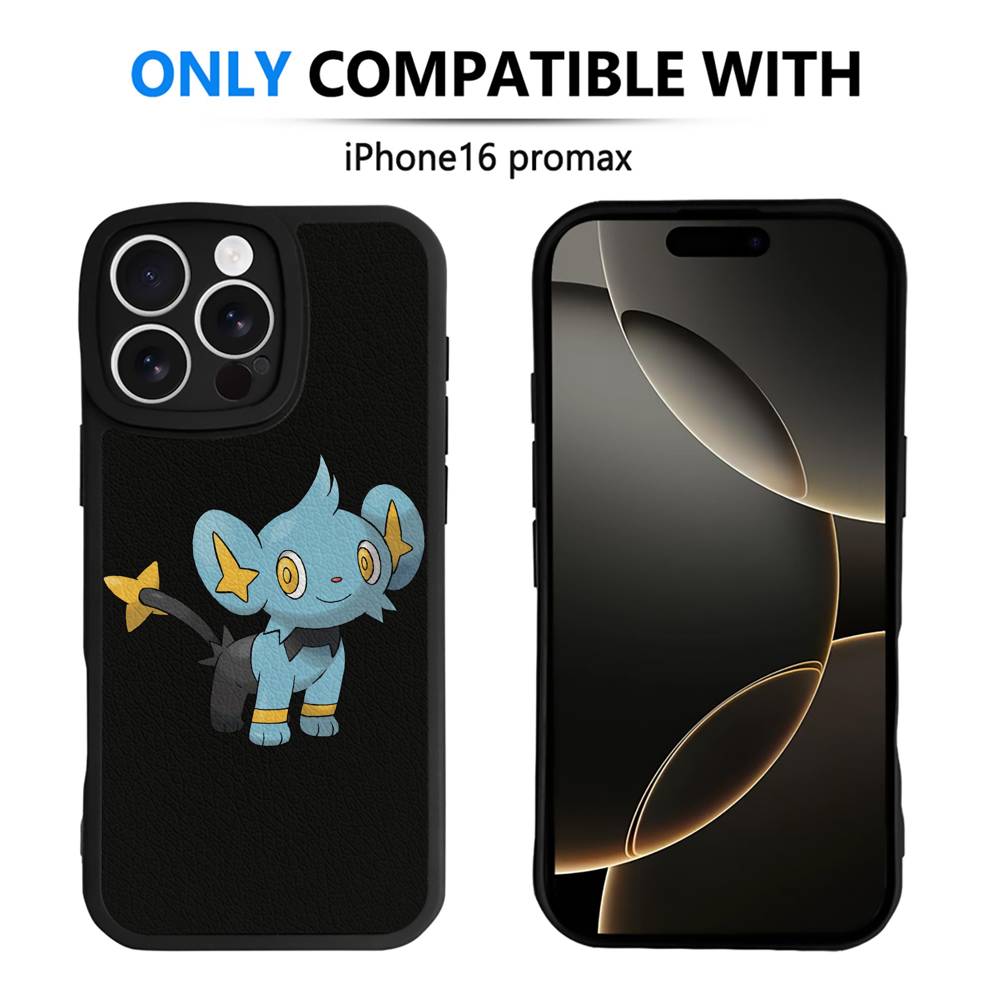 （画像用） ポケットモンスター Pokémon 【iPhone 16シリーズ対応】シリコンスマホケース（レザー調） 材質：シリコン